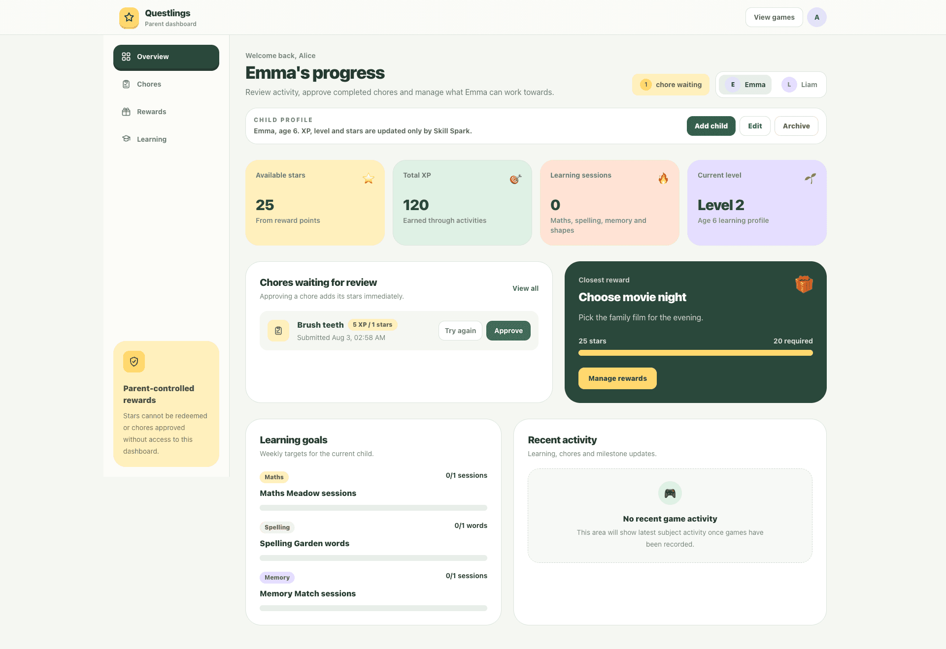 Skill Spark screenshot 3